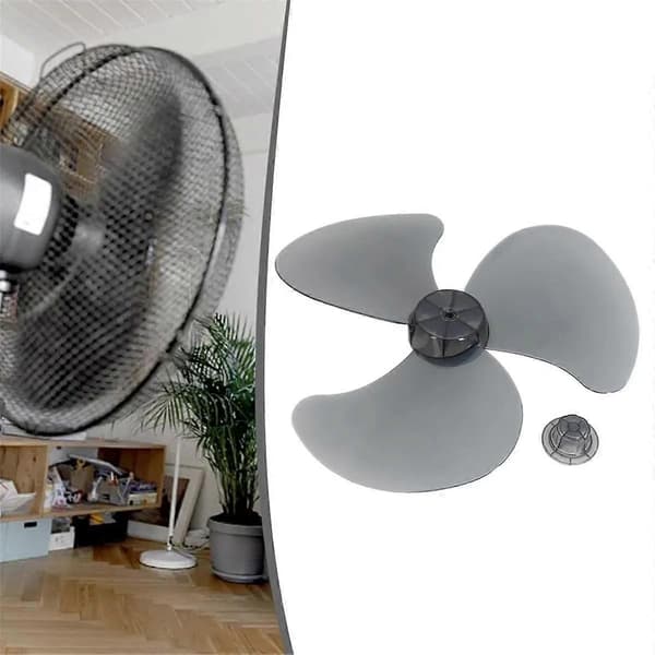 Plastikventilatorblad egnet til 16-tommers vertikal ventilator 3 blade Universaldele Husholdningsplastikventilator