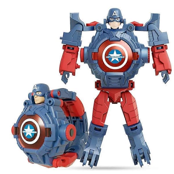 Barn Spiderman Projektionsklocka Robotklocka 24 Mönster Elektronisk Leksak
