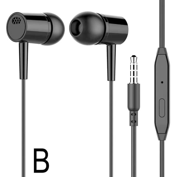 Bass Stereo In-Ear Hodetelefoner 3,5 mm Kablede Øretelefoner