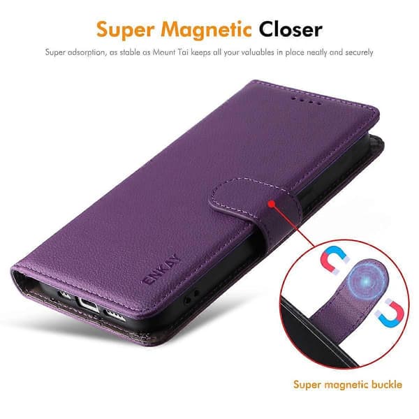 RFID-suojaava nahkakotelo iPhone 17:lle