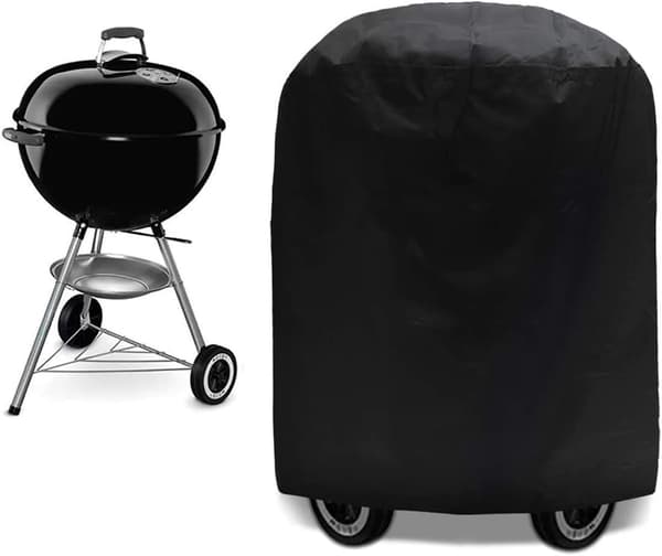 Vattentätt Grillöverdrag 70x70cm Svart