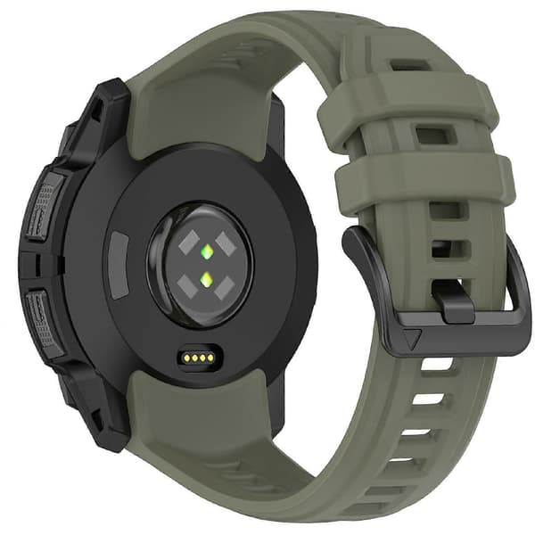 22 mm silikonerem til Garmin Instinct 3 Solar/Instinct 3 AMOLED 45 mm udskiftningsurrem