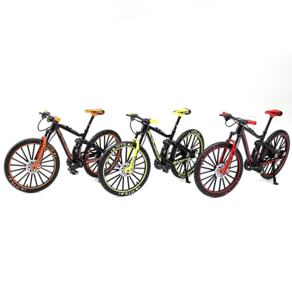 Mini 1:10 Legering Cykelmodell Dasktop Simulation Ornament Finger Mountain Bikes Leksak