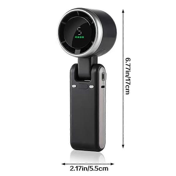 Bærbar Foldbar Mini Ventilator Mini USB Drevet Bladløs Handy Ventilator til Kontoret