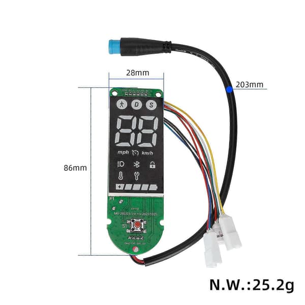 Til Xiaomi 4Pro Elektrisk Løbehjul Kredsløbskort Del Bluetooth Dashboard