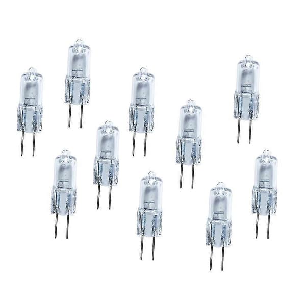 G4 Halogenpære 50W 12V Super Lys Wolframlys 10 Stk Pakke