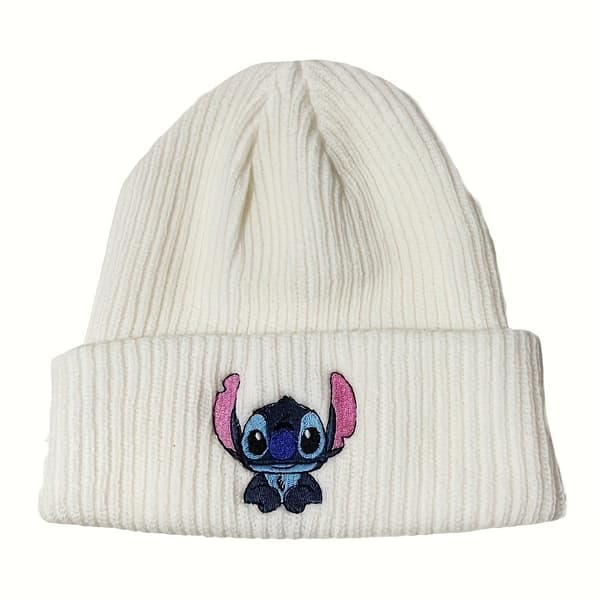 Stickad mössa för män och kvinnor, anime-tecknad varm mössa, pullovermossa i ull, kall vädermössa för utomhusbruk, perfekt present