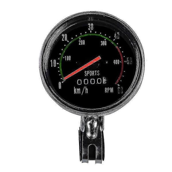 Cykel Speedometer Analog Mekanisk Kilometertæller Med Hardware Universal