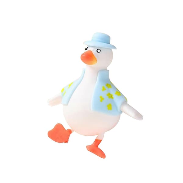 Stress Relief Legetøj Udklædningsand, Sjove Søde Elastiske Bløde Ande Squishy Legetøj