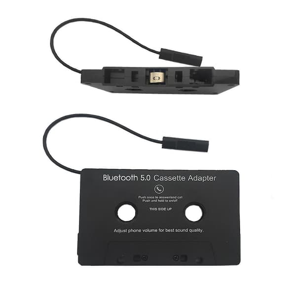 BT Kassetteadapter til bil med stereo-lyd trådløs kassettebånd til aux-adapter smartphone-lyd
