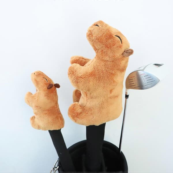 Nytt dyregolfkøllehodebeskyttelse for fairway #3#5#UT golftilbehør golfhodebeskyttelse, golfkøllebeskyttelse nyhet søte gaver