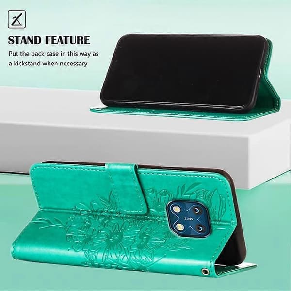 For Nokia XR20 preget sommerfugl skinnetui
