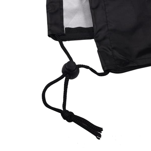 Vikbart svart överkast - 210D - 99L x 38B x 114H cm