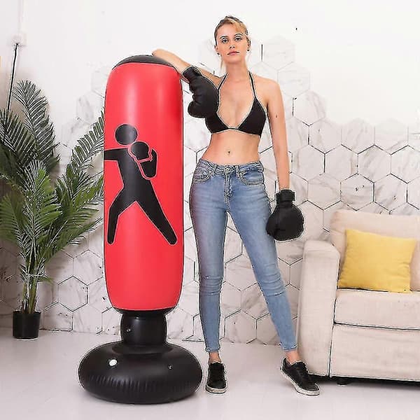 160 cm oppblåsbar boksepute
