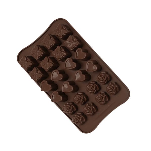 2-delt silikone bageformssæt - kreative chokolade-, gelé- og slikforme til gør-det-selv bagning