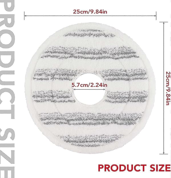 3 stk mopprefill til Vileda Spin And Clean Mopp - Erstatning for spinmopphode - Vaskbart gjenbrukbart mikrofibermopphode for rengjøring