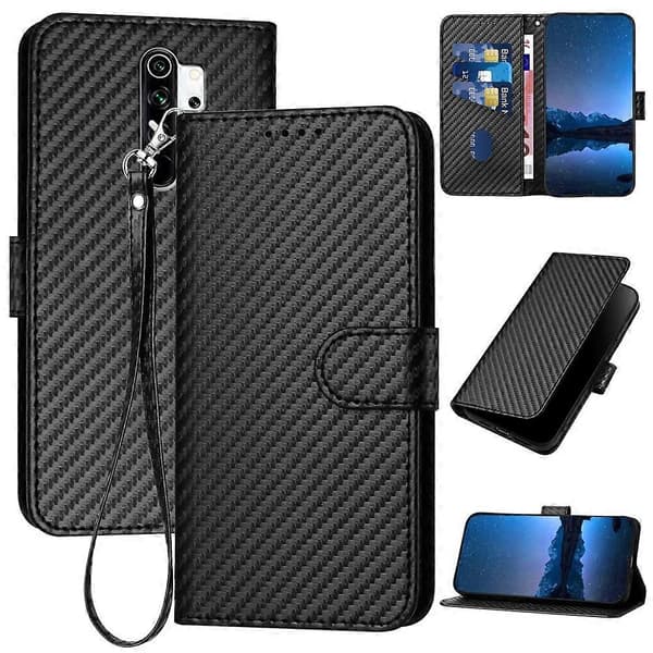 PU-nahkakotelo Xiaomi Redmi Note 8 Pro -puhelimelle