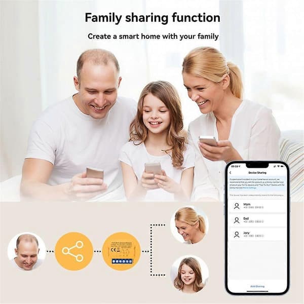 Tuya WiFi Dimmer Modul Smart Hjem DIY Bryter Støtter Stemmekontroll APP-kontroll