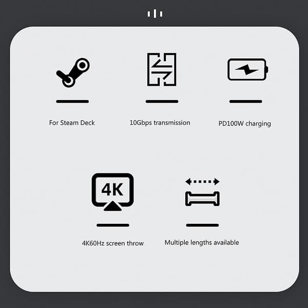 100 W:n suorakulmainen USB-C–USB-C-kaapeli, 1,5 m USB-C–C-tyypin pikalataus