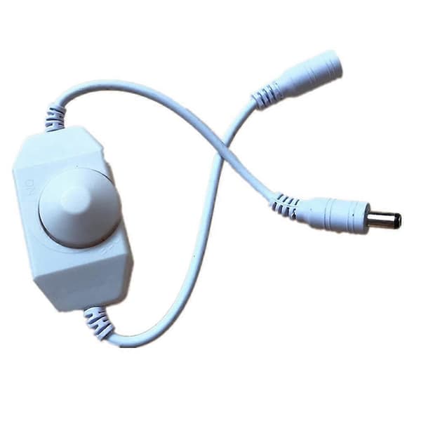 Inline LED lysstyrkejusteringsbryter dimmekontroller monokrom LED lyslist LED dimmer 12V-24V dimmerlys