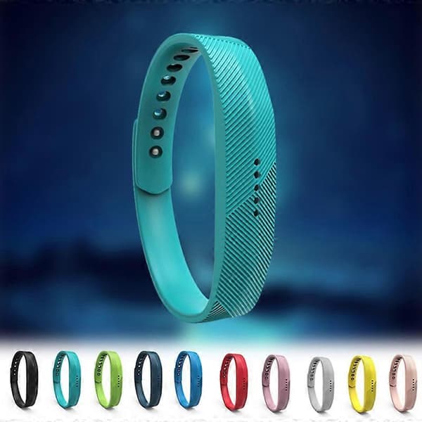 Urheilullinen silikoniranneke korvaava rannekoru Fitbit Flex2 -älykellolle