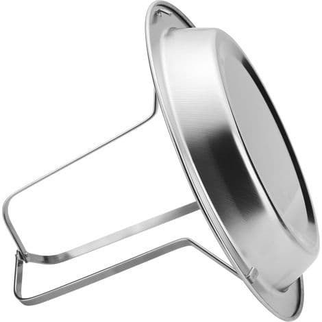 Set med 1 vertikalt kycklingställ i rostfritt stål, rotisserigrill för grillning