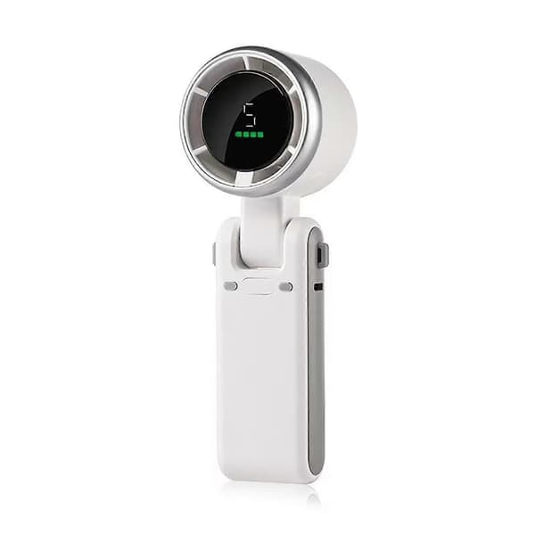 Portabel Hopfällbar Mini Fläkt Mini USB-driven Bladlös Handfläkt för Kontor