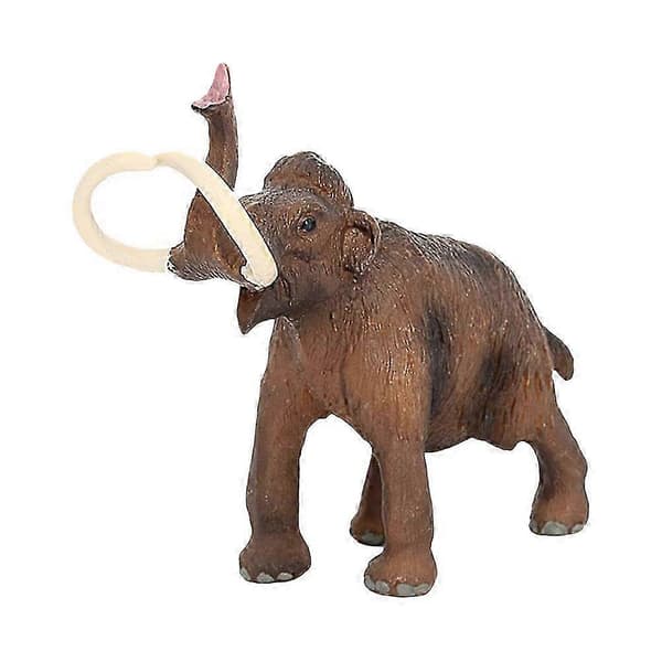 2025 Simulation Dyrelegetøj Uldhåret Mammut Model Forhistorisk Skabning Plastmodel