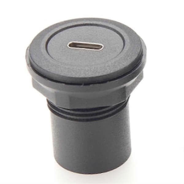 m 22mm USB-liitin USB C -liitäntä USB C -liitäntään pyöreä paneeliasennussovitin