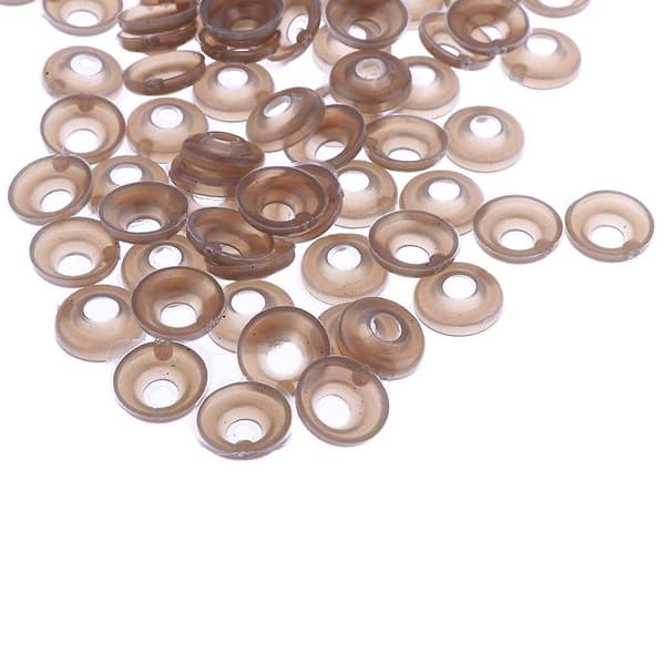 Sorte sikkerhedsøjne i plastik med bagstykker til dukker DIY 14MM 100 stk.