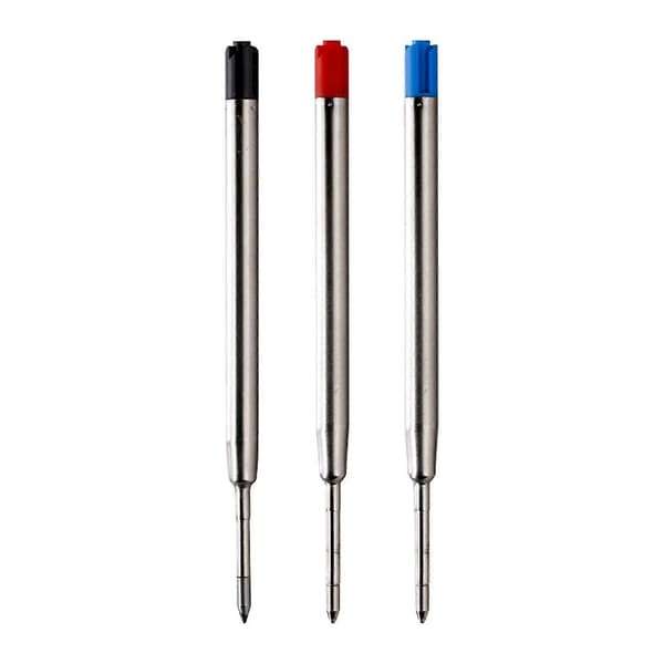 20 stk. 9,9 cm Medium Spids Sort Blæk Kuglepen Refiller til Parker Penne