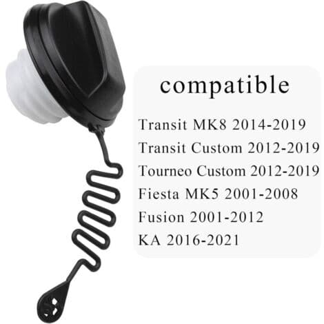 Bränsletanklock Bensinlock kompatibelt med Fiesta Focus Transit B-MAX Ranger 7S619030CB E1F1-9030-AA 1580852