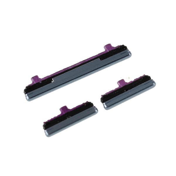 Til Samsung Galaxy S10 G973/S10 Plus G975 3 stk./sæt OEM Tænd/Sluk og Volume Sideknapper