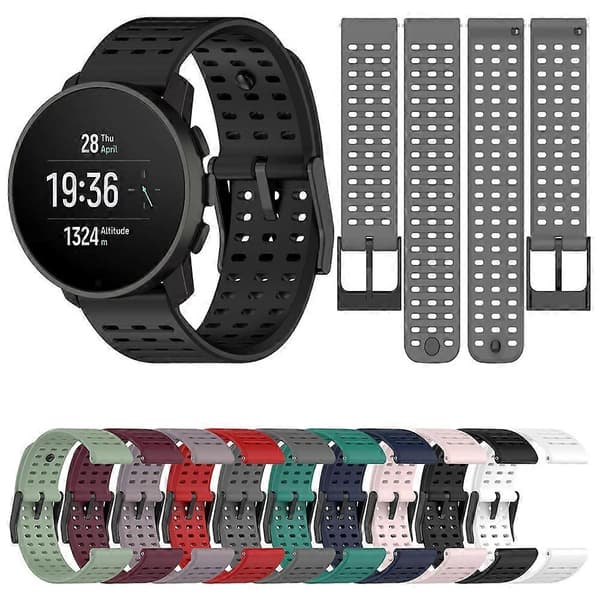 Silikone erstatningsurrem til Suunto 9 Peak Pro / Suunto Vertical