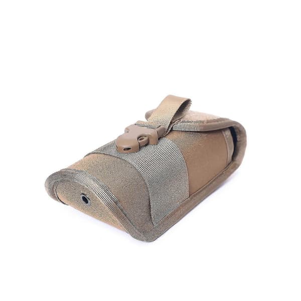 Taktisk brilleetui Molle-kompatibel med bælteclips, D-ring, 1000D nylon (sort/khaki/grøn)