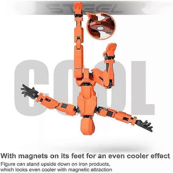 Dummy13 magnetisk actionfigursett, 3D magnetisk actionfigursett