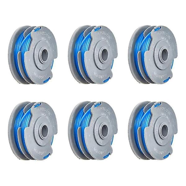 6 stk. til Fl289 Trimmerline Trimmerspole 1,65 mm Dobbelt Autofeed Spole & Line til Trimmer (FW)