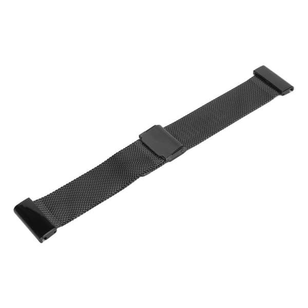 Rustfrit stål mesh urrem justerbar hurtigudløser urrem 26 mm passer til Garmin Fenix 7X 6X 5X sort