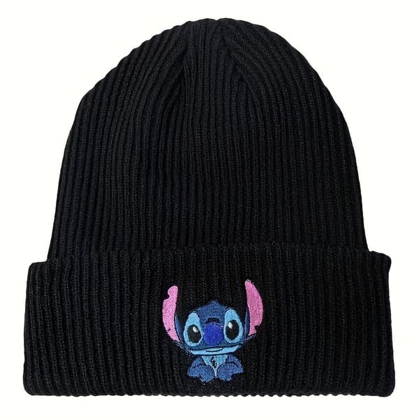 Stickad mössa för män och kvinnor, anime-tecknad varm mössa, pullovermossa i ull, kall vädermössa för utomhusbruk, perfekt present