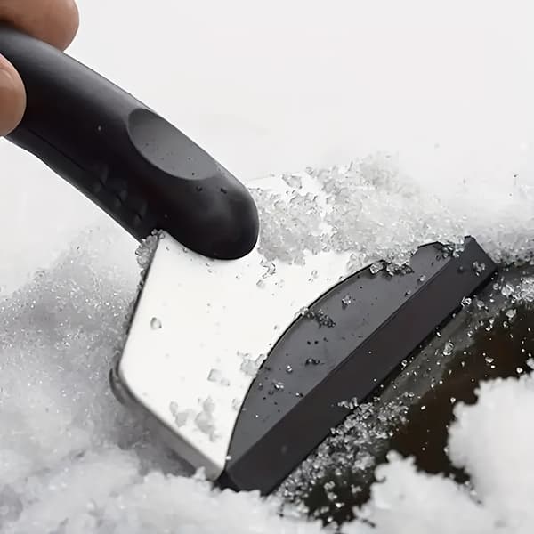 2 stk. snø- og isskrape for bil i rustfritt stål - Vindusviskerverktøy, ikke-elektrisk utvendig tilbehør