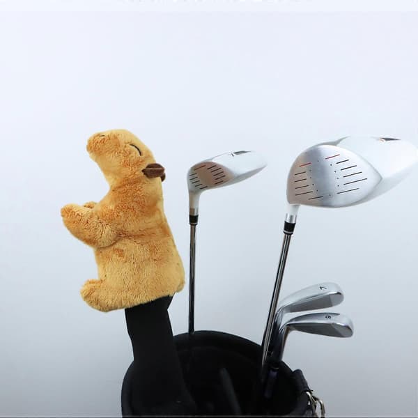 Nytt dyregolfkøllehodebeskyttelse for fairway #3#5#UT golftilbehør golfhodebeskyttelse, golfkøllebeskyttelse nyhet søte gaver