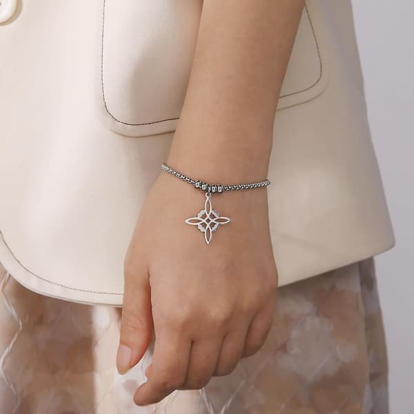 Hekseknude Armbånd Kvinder Armring Kvindelig Armring Rustfrit Stål Materiale