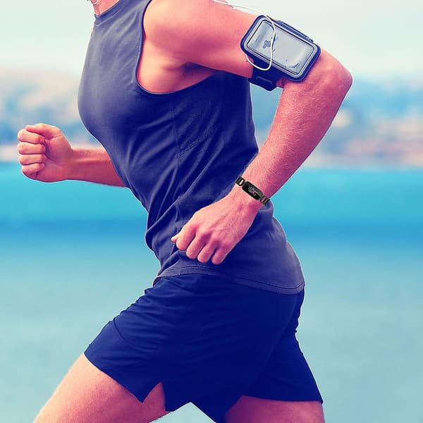 För Fitbit-luxe metallrem droppsäker vattentät hållbar handledsrem
