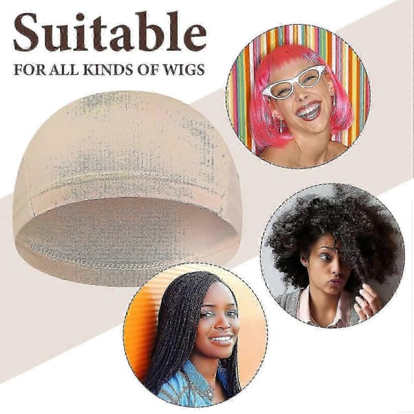 2025 Siste Modell 4 Stk Bambusfiber Parykkhette Bambus Parykkfôrhette For Kvinner