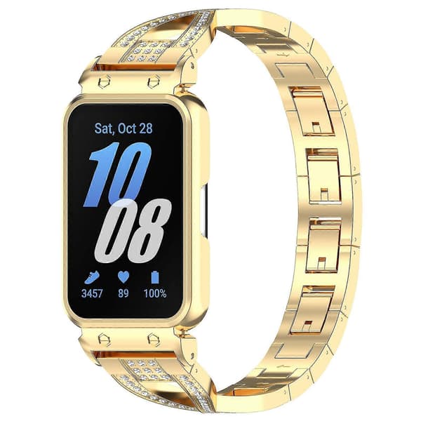 Samsung Galaxy Fit 3 Diamond Metal Frame -ranneke
