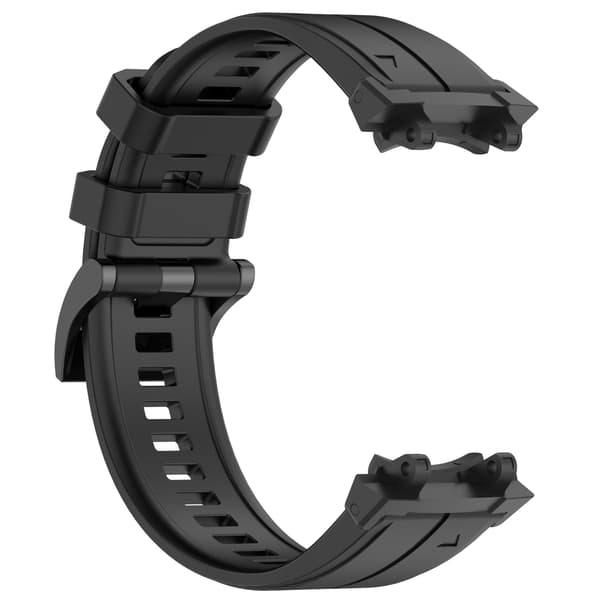 Paksunnettu solki silikoninen kellonranneke Amazfit T-Rex 2/3 - Musta