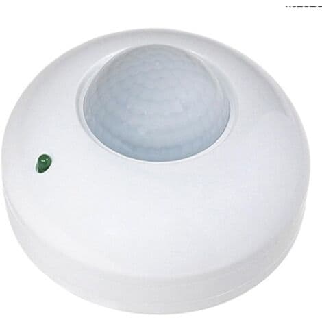 1200W Takrörelsesensor, 6m Räckvidd, 360° Rörelsedetektor