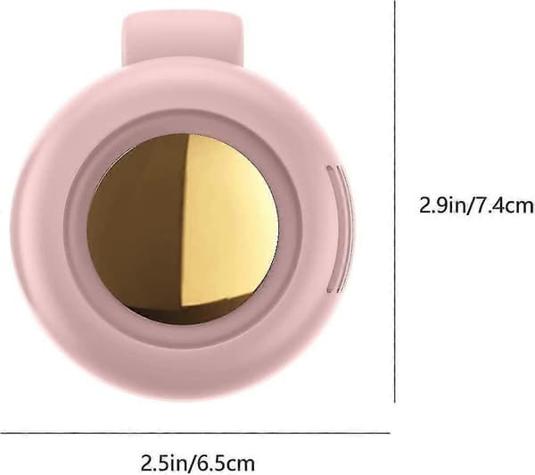 Bærbar Mini Taljeventilator med Klips 3 Hastigheder Kropsventilator USB Genopladelig til Udendørs Arbejde Camping