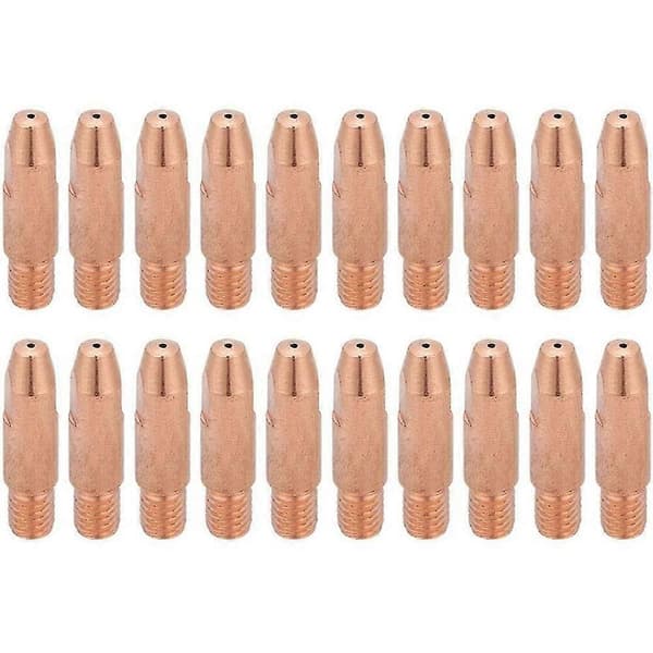 20 stk 24KD kontakttips MIG-brenner forbruksvarer MIG-sveisebrenner sveisetips 1mm
