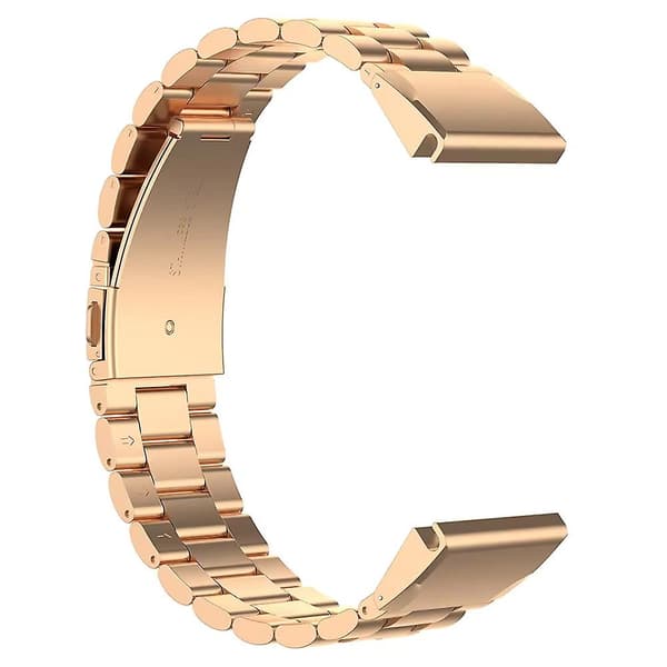 Til Garmin Fenix 7S / 7S Pro / 6S / 6S Pro Urrem 20mm Rustfrit Stål 3-Perle Armbåndsrem - Mult
